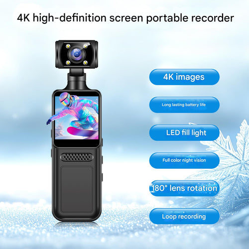 3-Axis Gimbal Stabilizer Compact Full-HD Video Recorder 2-Inch Display