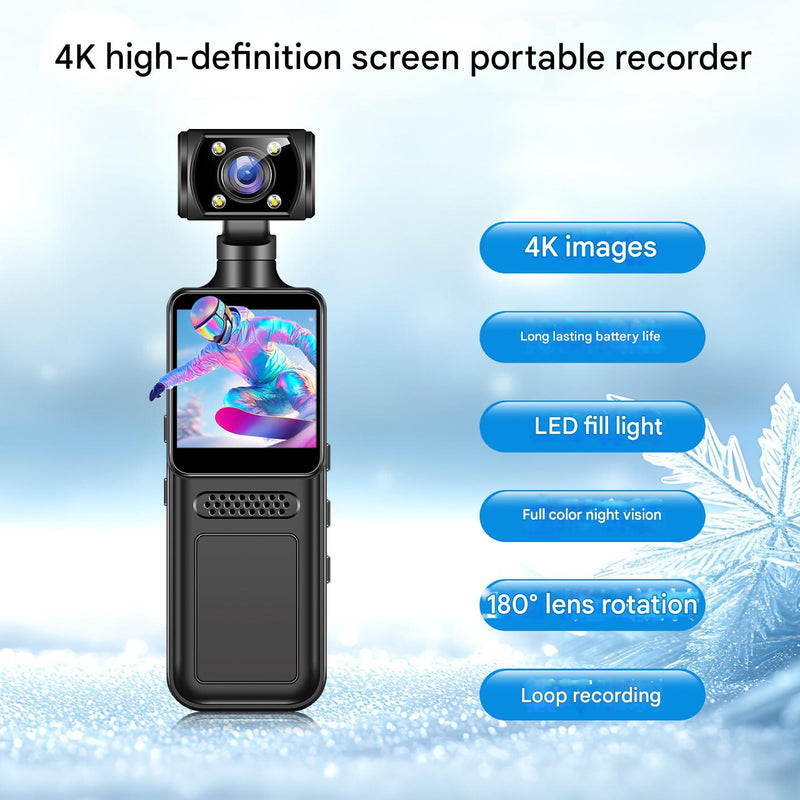 3-Axis Gimbal Stabilizer Compact Full-HD Video Recorder 2-Inch Display