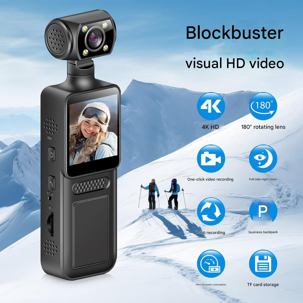 3-Axis Gimbal Stabilizer Compact Full-HD Video Recorder 2-Inch Display