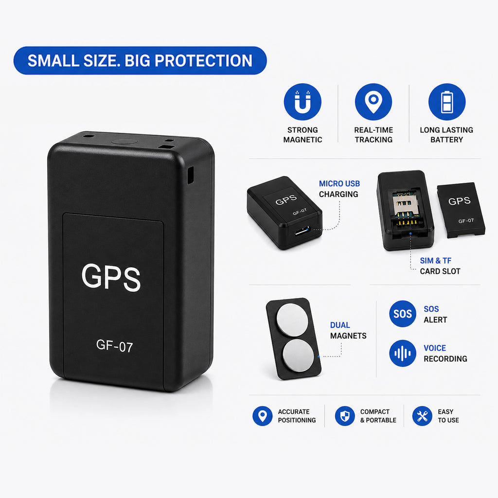 Mini Magnetic Real-Time GPS Tracker