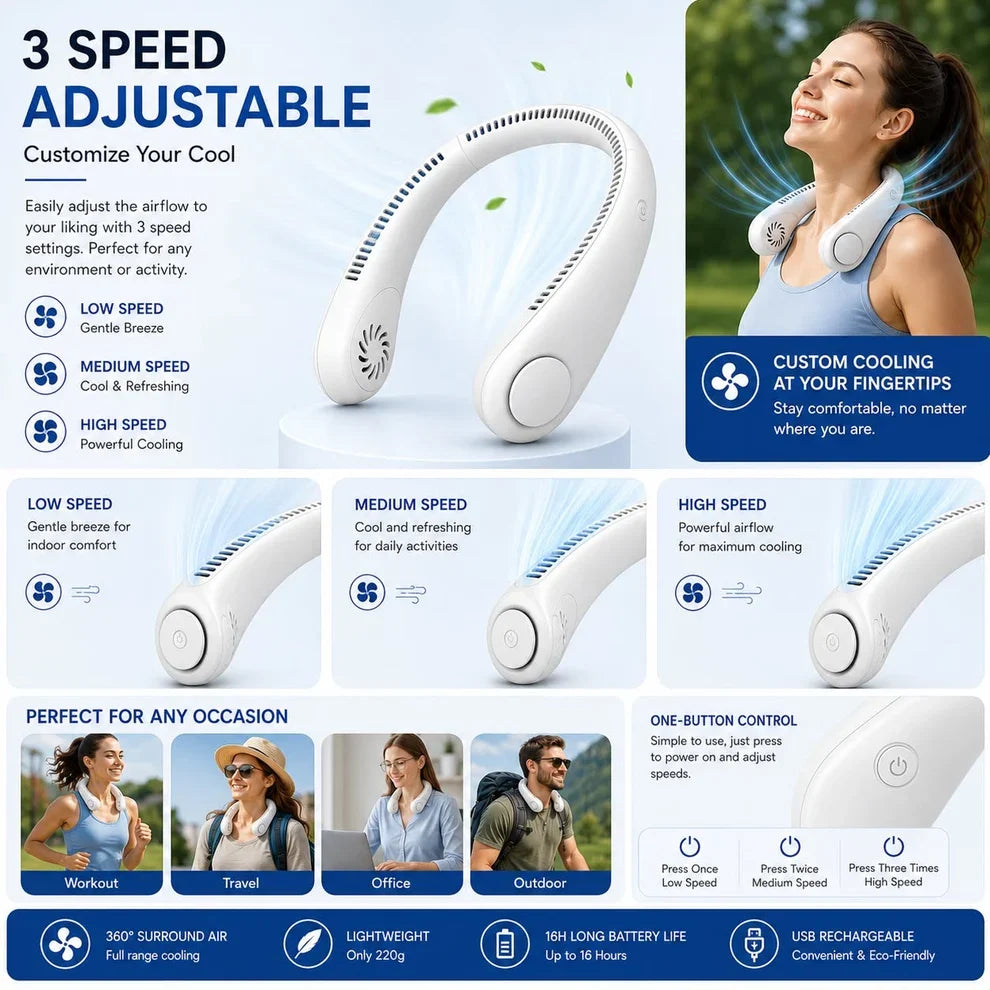 Vaneless Neck Hanging Fan