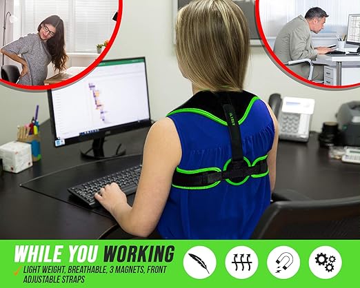 Magnetic Posture Corrector Belt Back Support Brace
