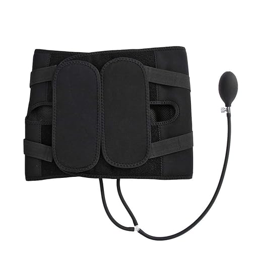 Rhombus Air Pressure Lumbar Support Belt Black